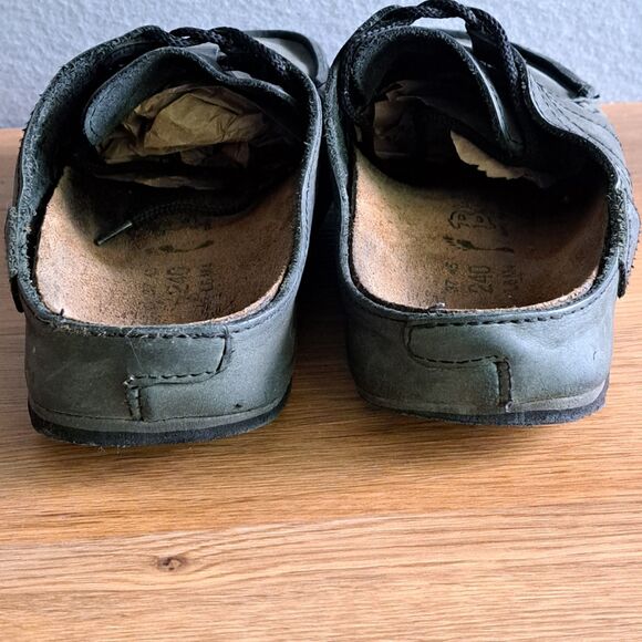 Birkenstock Super Skipper Clog Mule Shoes Gray Size 37 Narrow Vintage Rare - Picture 10 of 15